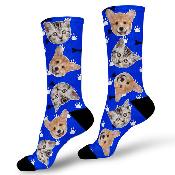 Duo Bones & Paws Photo Socks