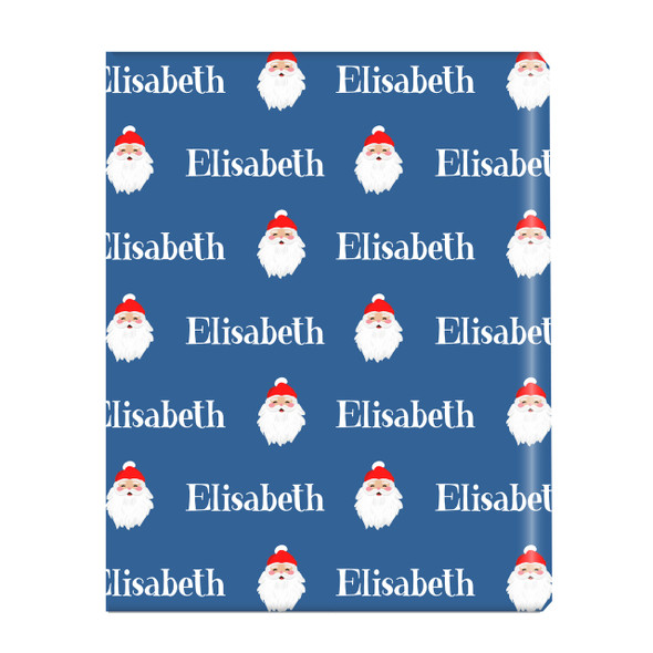 Merry Claus Personalized Gift Wrap Merry Claus Personalized Gift Wrap