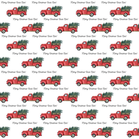 Christmas Tree Delivery Personalized Gift Wrap