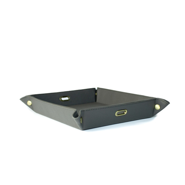 Dark Grey Catchall Valet-Stamped