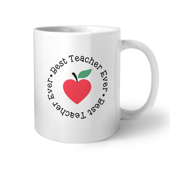 Apple Best Teacher Coffee Mug Apple Best Teacher Coffee Mug
