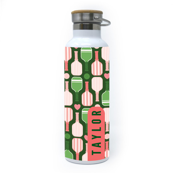 Pickleball Love Canteen Bottle 25 oz. - Green