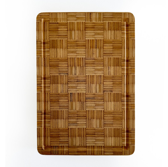 Bamboo End Grain Board- Engraved Ltr Bamboo End Grain Board- Engraved Ltr
