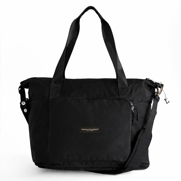 Overachiever Packable Zip Tote - Black