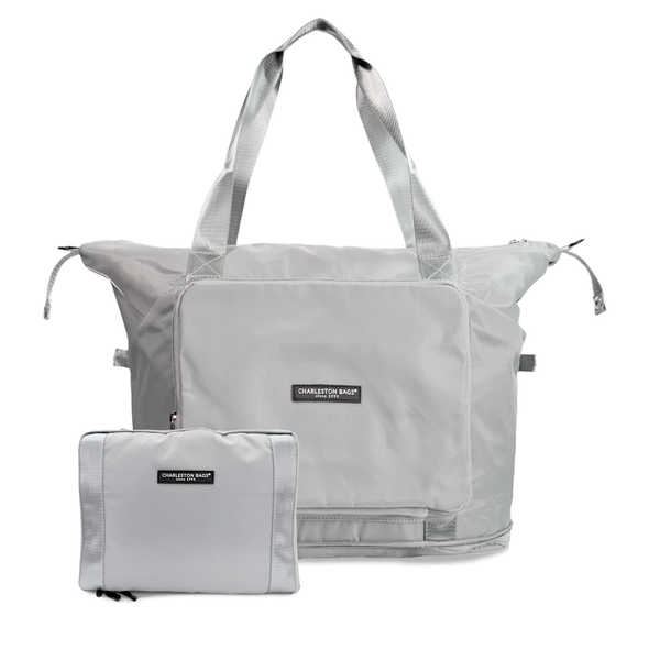 Overachiever Packable Zip Tote - Pewter