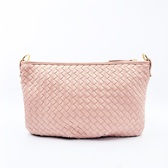 Laurel Woven Crossbody - Blush