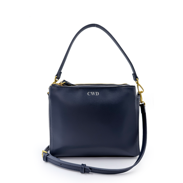 Gracie Crossbody - Navy -Stamped