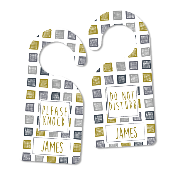 Vegas Gold Cubes Door Hanger