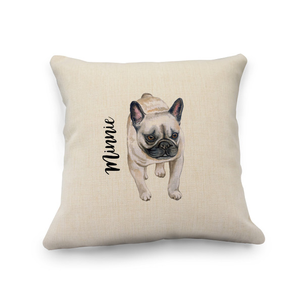 French Bulldog Natural Pillow Cover French Bulldog Natural Pillow Cover