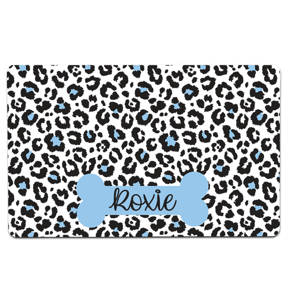 Blue Leopard Pet Mat Blue Leopard Pet Mat