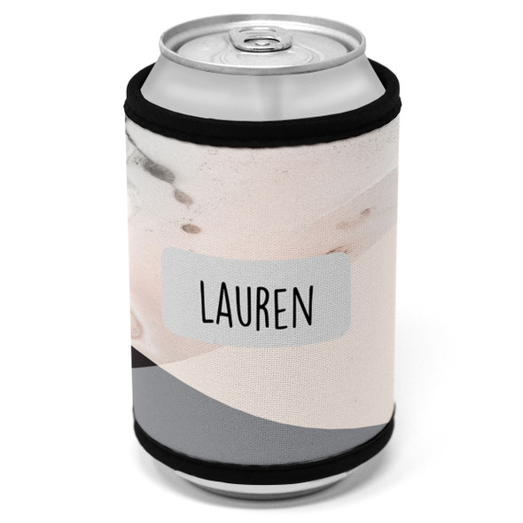Blush Marble Can Cooler Blush Marble Can Cooler