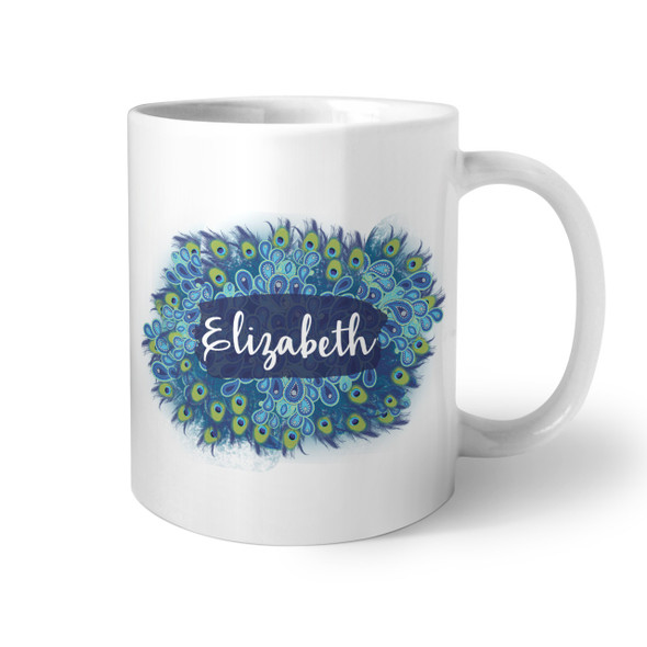 Paisley Peacock Coffee Mug Paisley Peacock Coffee Mug