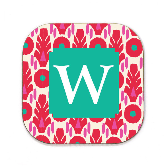 Ikat Coaster-Frame Ikat Coaster-Frame