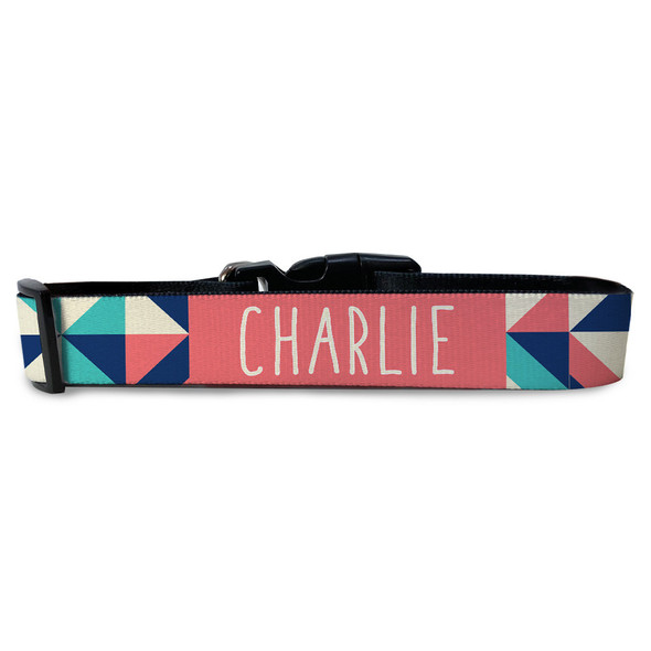 Coral ZigZag Pet Collar Coral ZigZag Pet Collar