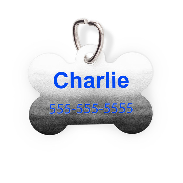 Ombre Bone Pet Tag Ombre Bone Pet Tag