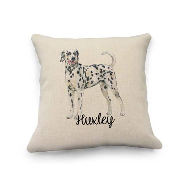 Dalmation Natural Pillow Cover