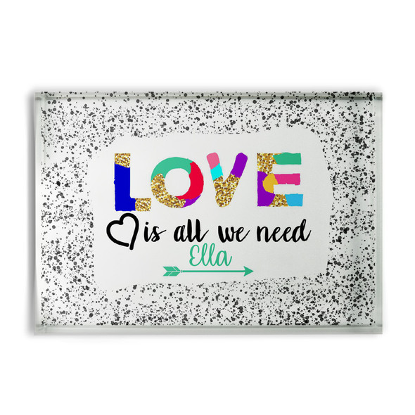 Love Is All We Need Glass Block Love Is All We Need Glass Block