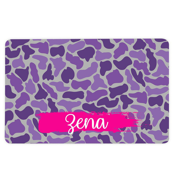 Purple Camo Pet Mat Purple Camo Pet Mat