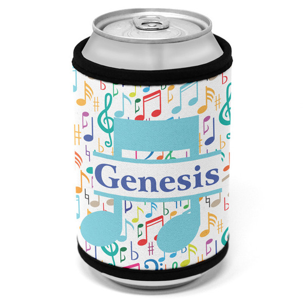 Music Notes Can Cooler - Banner Music Notes Can Cooler - Banner