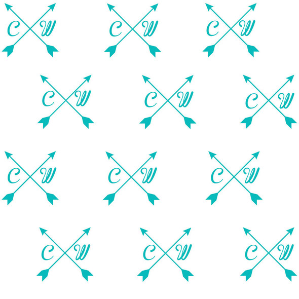 Arrow Monogram Gift Wrap Arrow Monogram Gift Wrap