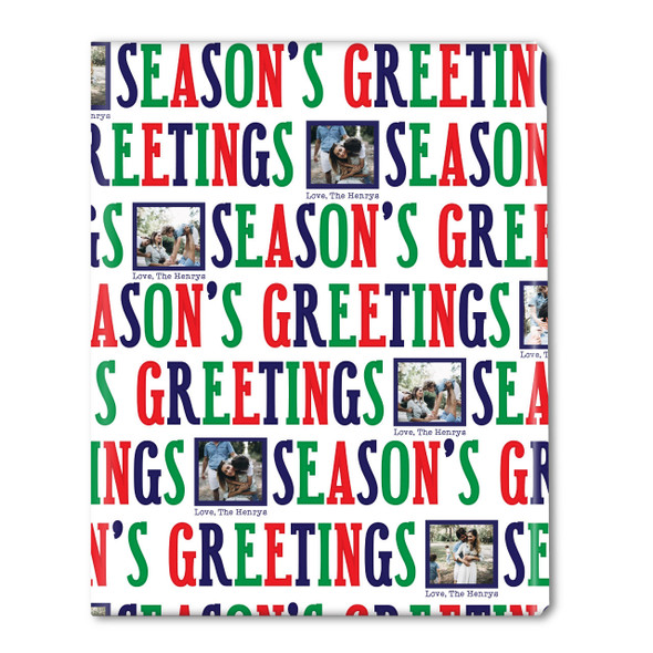 Big Greetings Personalized Gift Wrap- Navy Big Greetings Personalized Gift Wrap- Navy