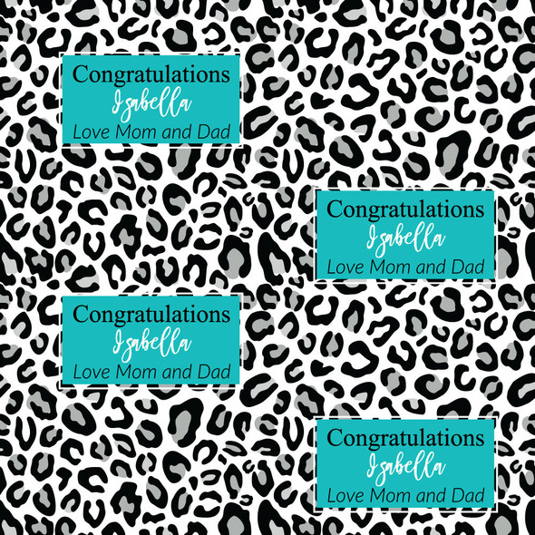 BG Leopard Personalized Gift Wrap BG Leopard Personalized Gift Wrap