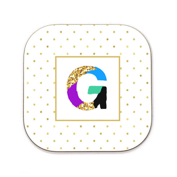 Framed Letter Coaster Framed Letter Coaster
