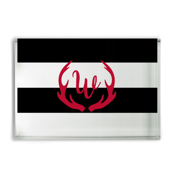 BW Modern Stripes Glass Block BW Modern Stripes Glass Block