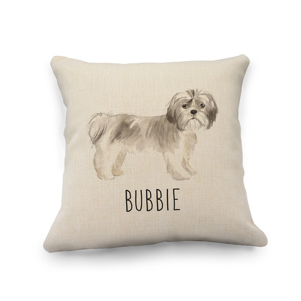 Shih Tzu Natural Pillow Cover Shih Tzu Natural Pillow Cover