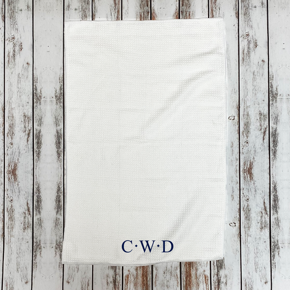 Diamond Initials Microfiber Hand Towel