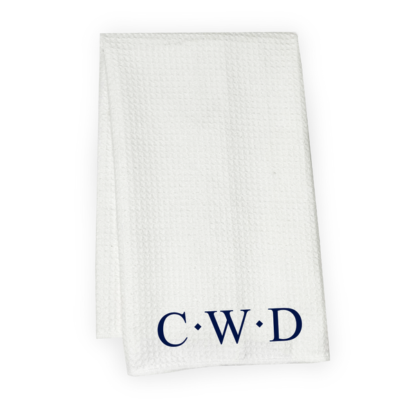 Diamond Initials Microfiber Hand Towel