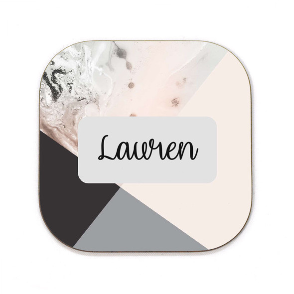 Blush Marble Coaster Blush Marble Coaster