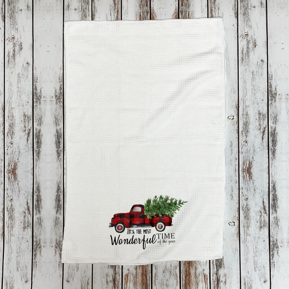 Buffalo Check Truck Microfiber Hand Towel Buffalo Check Truck Microfiber Hand Towel