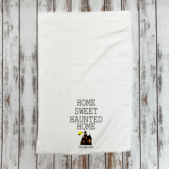 Home Sweet Haunted Microfiber Hand Towel Home Sweet Haunted Microfiber Hand Towel