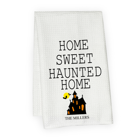 Home Sweet Haunted Microfiber Hand Towel Home Sweet Haunted Microfiber Hand Towel