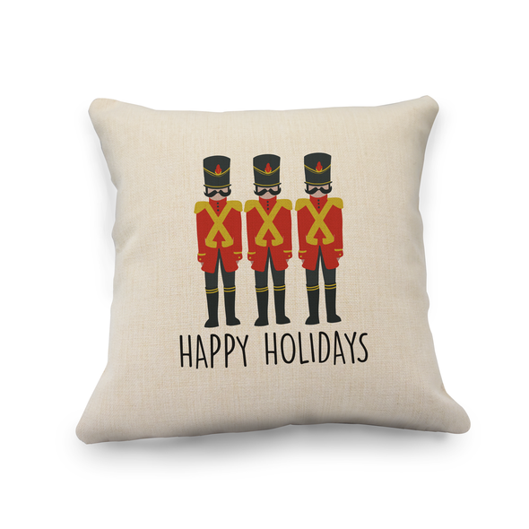 Toy Soldiers Natural Pillow Cover Toy Soldiers Natural Pillow Cover