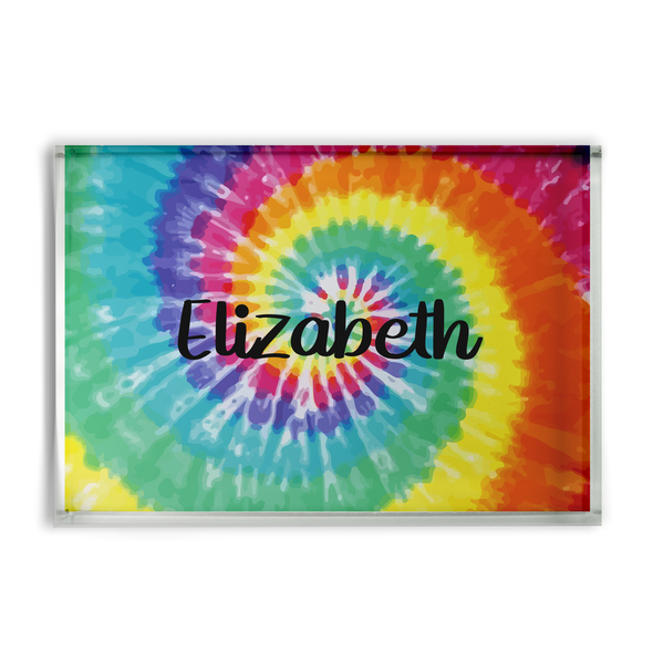 Tie-Dye Glass Block Tie-Dye Glass Block