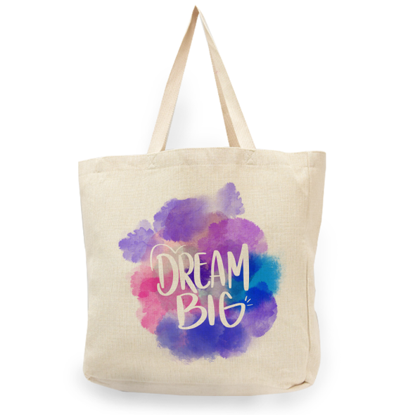 Dream Big Dream Natural Shopper Tote Dream Big Dream Natural Shopper Tote