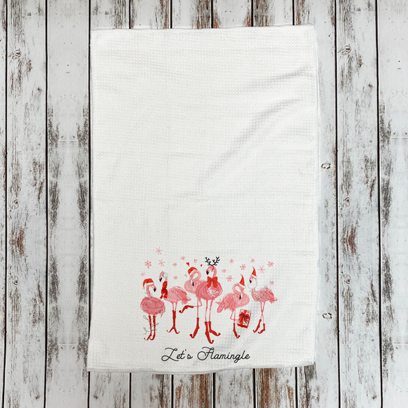 Let's Flamingle Microfiber Hand Towel Let's Flamingle Microfiber Hand Towel