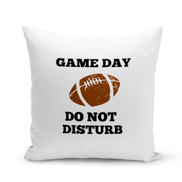 Game Day White Pillow Cover Game Day White Pillow Cover