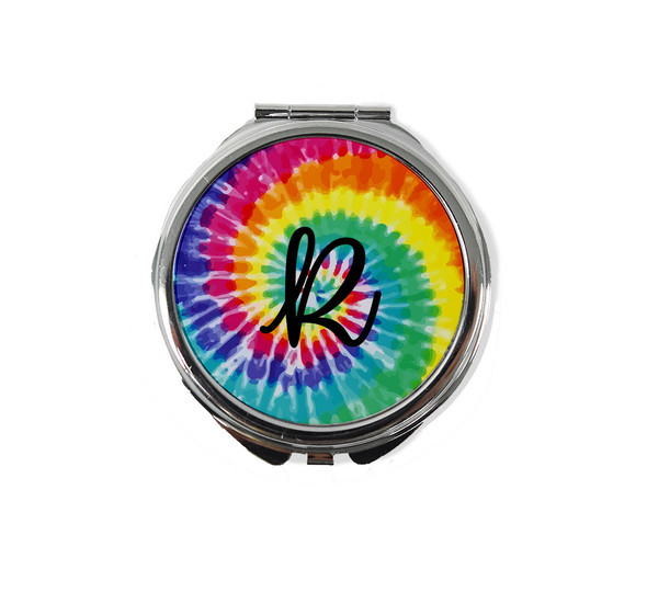 Tie-Dye Round Compact Mirror Tie-Dye Round Compact Mirror