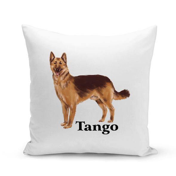 German Shepherd Pillow Cover - Personalized German Shepherd Pillow Cover - Personalized