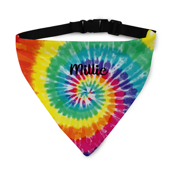 Tie-Dye Pet Bandana Collar Tie-Dye Pet Bandana Collar