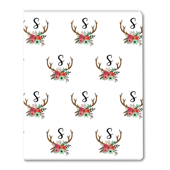 Bouquet Antler Monogram Gift Wrap Bouquet Antler Monogram Gift Wrap