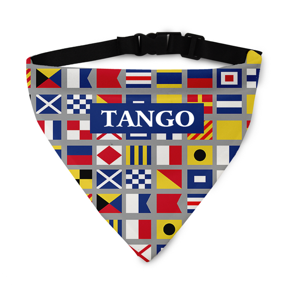 Nautical Flags Pet Bandana Collar Nautical Flags Pet Bandana Collar