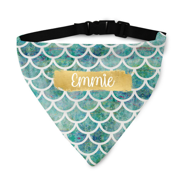 Sea Blue Scales Pet Bandana Collar Sea Blue Scales Pet Bandana Collar
