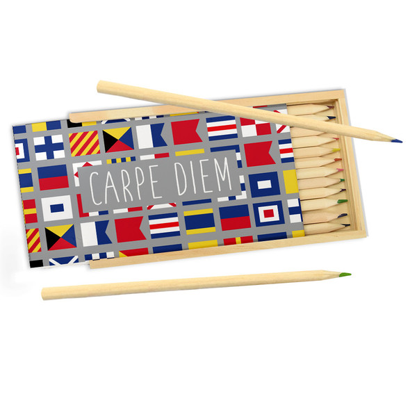 Nautical Flags Pencil Box Nautical Flags Pencil Box