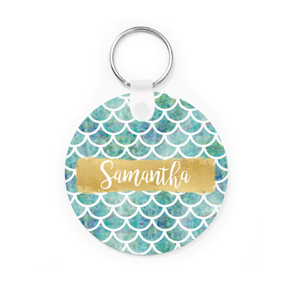 Sea Blue Scales Key Chain Sea Blue Scales Key Chain