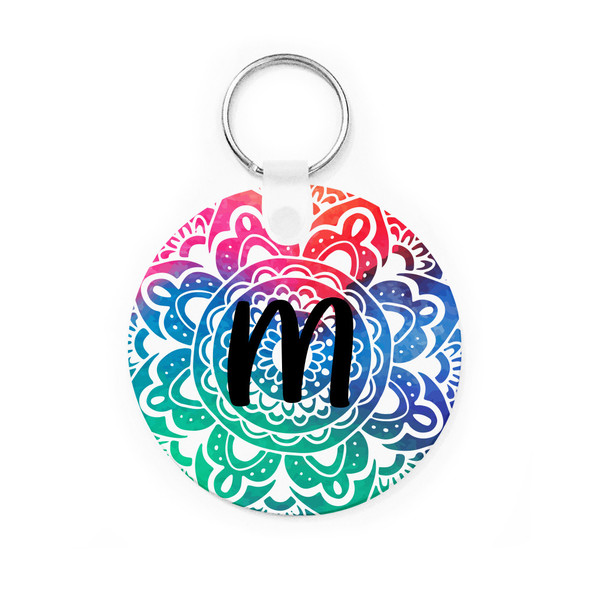 Rainbow Mandala Key Chain Rainbow Mandala Key Chain
