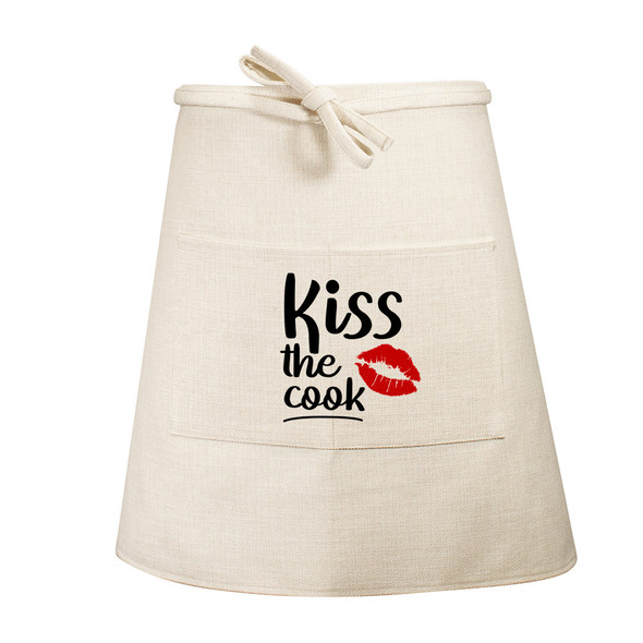 Kiss The Cook Waist Apron